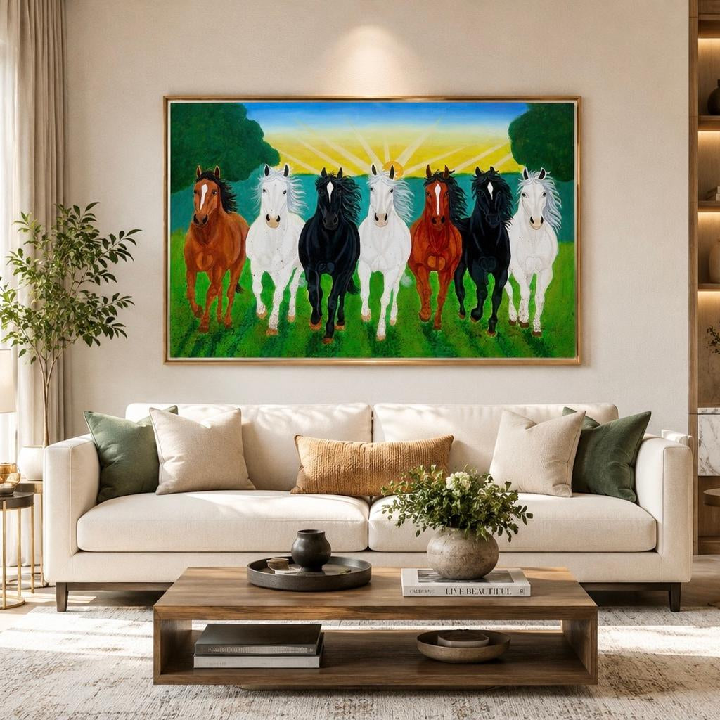 Momentum of Fortune- 7 Horses for Prosperity