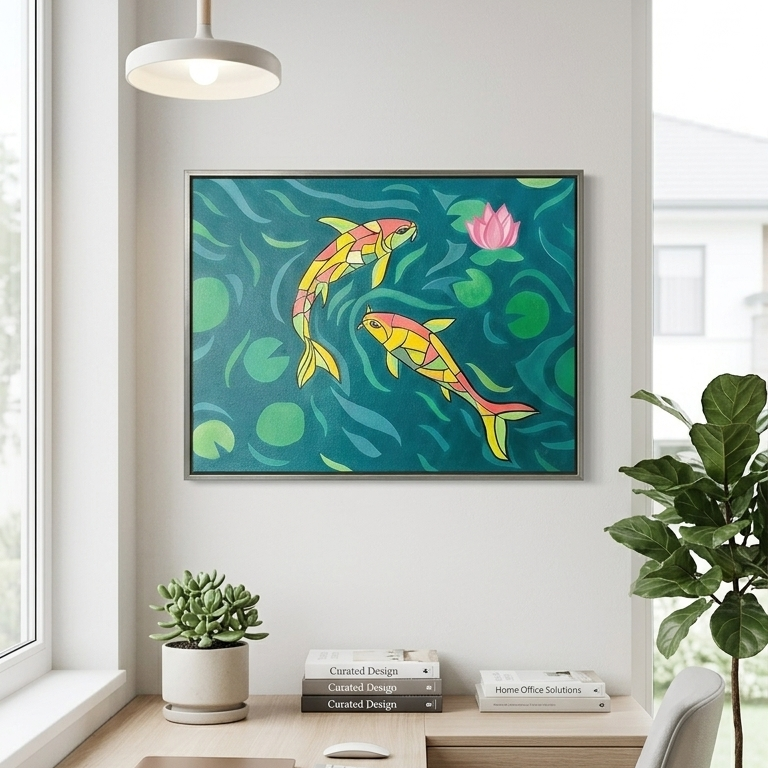 Fluss des Wohlstands
