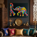 Gaja Lakshmi - Elephant Painting for Wealth, Prosperity and Success